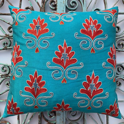 Suzani Silk Cushion-Szn002