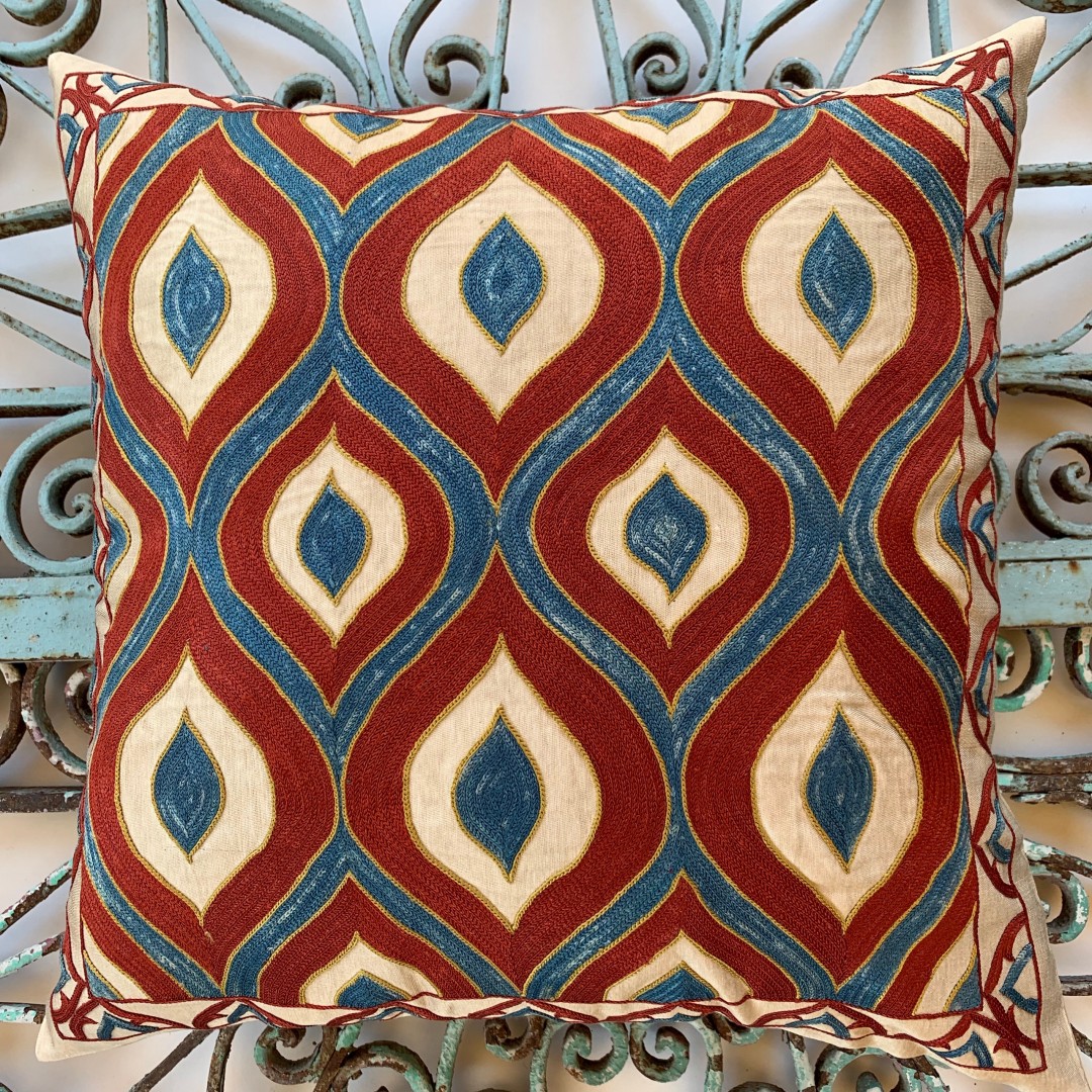 Suzani Silk Cushion-Szn18