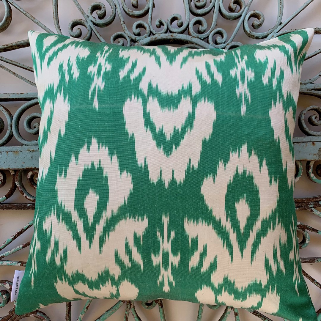 Ikat Silk Cushion-Ikt001