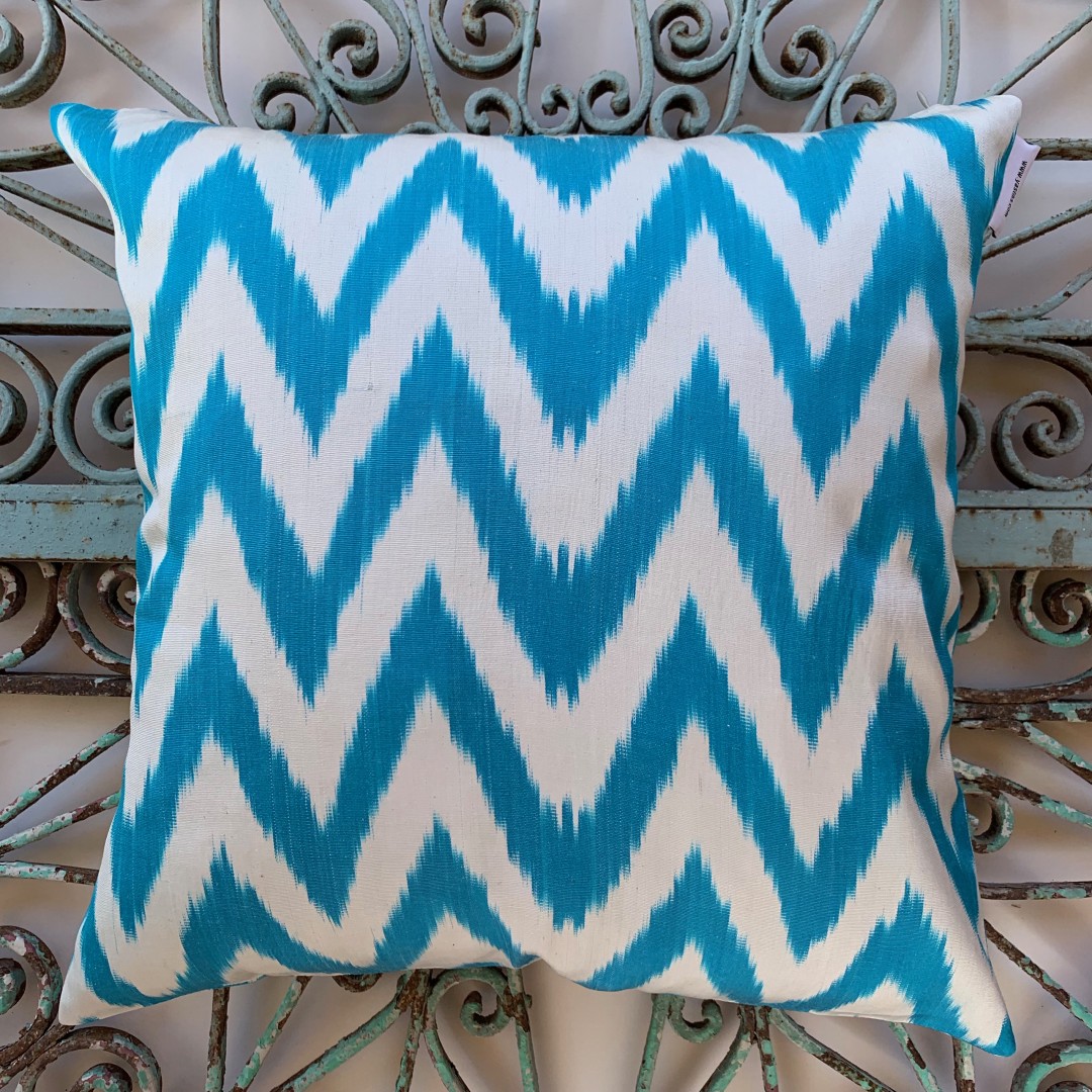 Ikat Silk Cushion-Ikt002