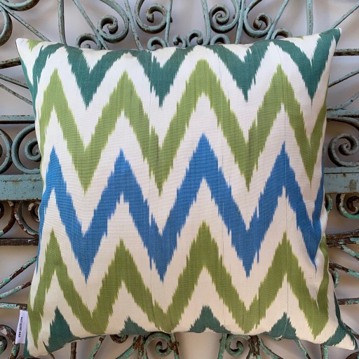 Ikat Silk Cushion-Ikt004