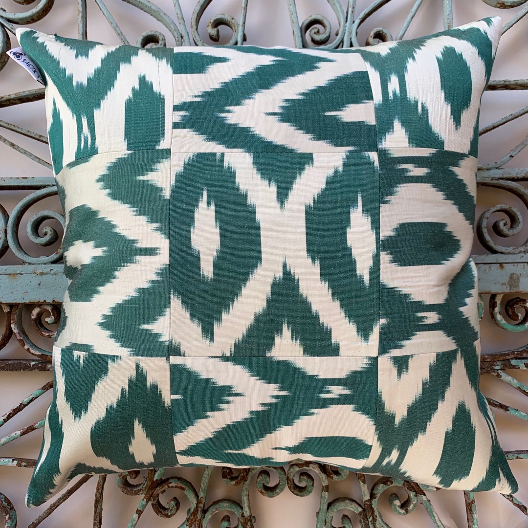 Ikat Silk Cushion-Ikt005