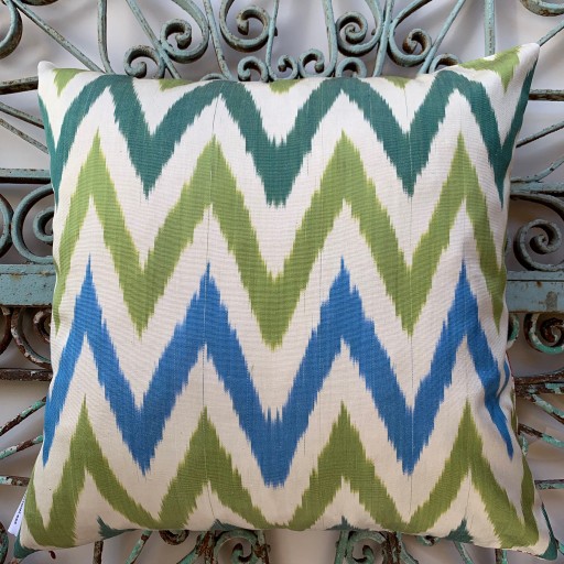 Ikat Silk Cushion-Ikt007