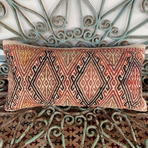 Vintage Bolster Kilim Cushion-Bls041