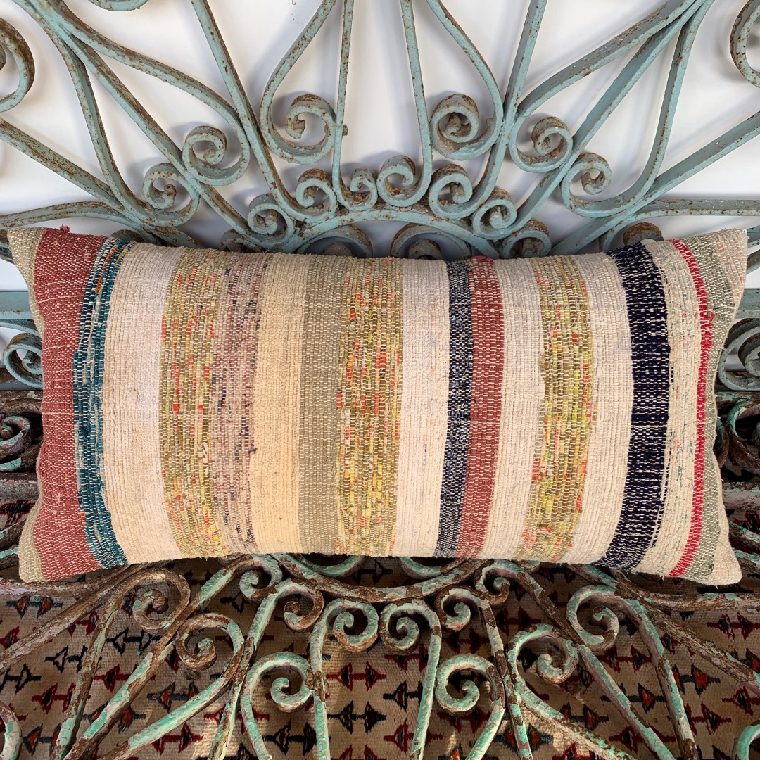 Vintage Bolster Kilim Cushion-Bls052