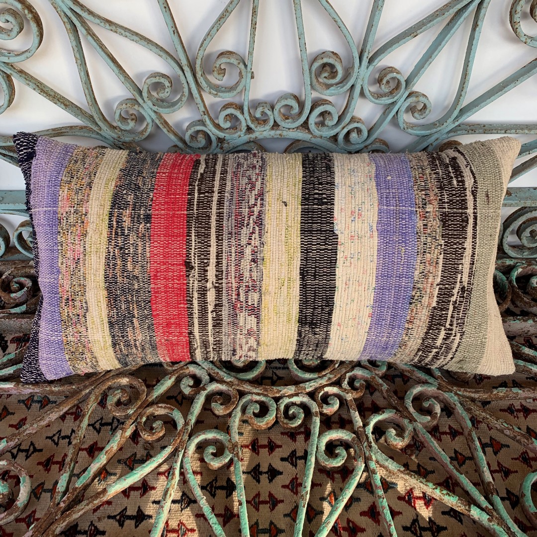 Vintage Bolster Kilim Cushion-Bls053