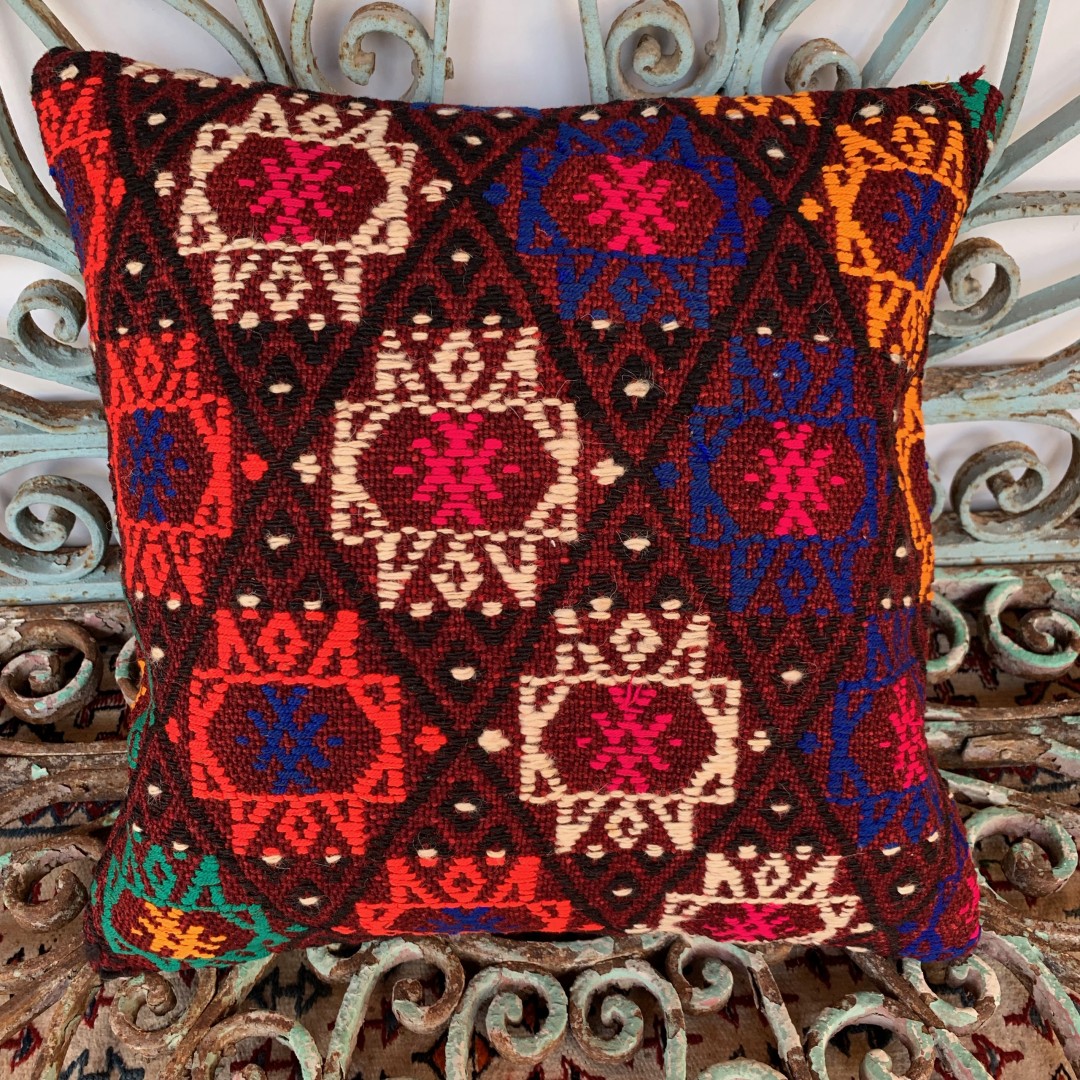 Vintage Kilim Cushion-Klm004