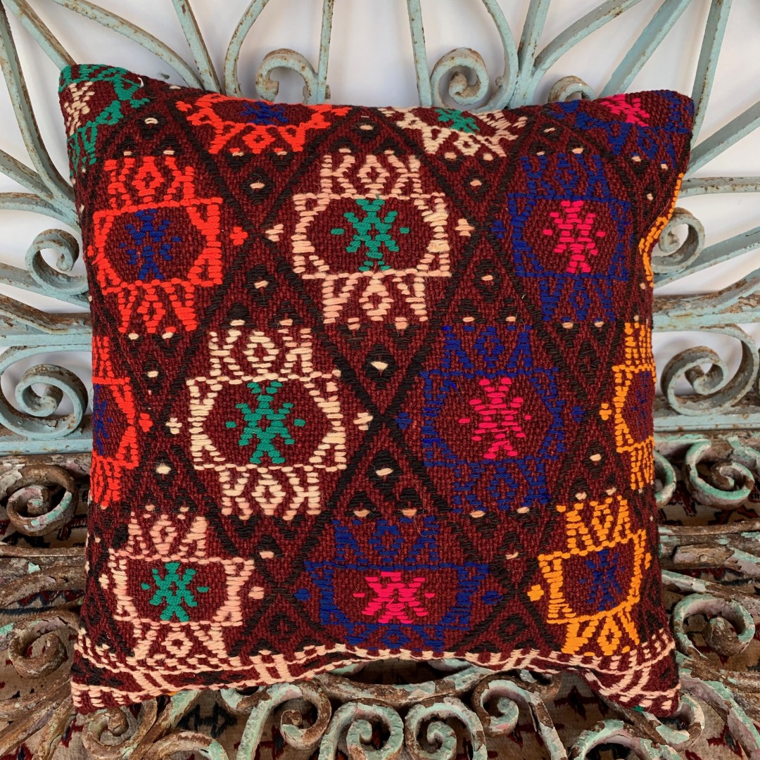 Vintage Kilim Cushion-Klm005