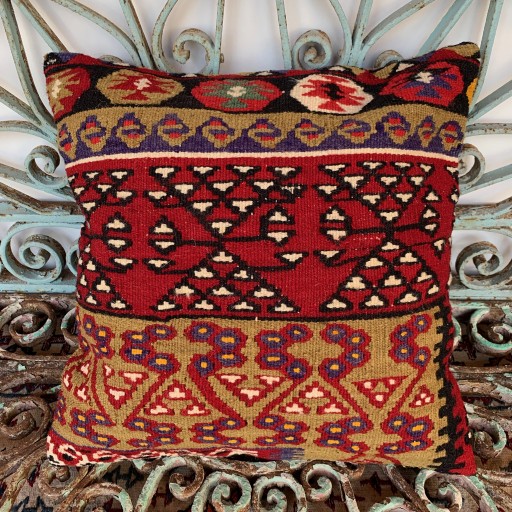Vintage Kilim Cushion-Klm007