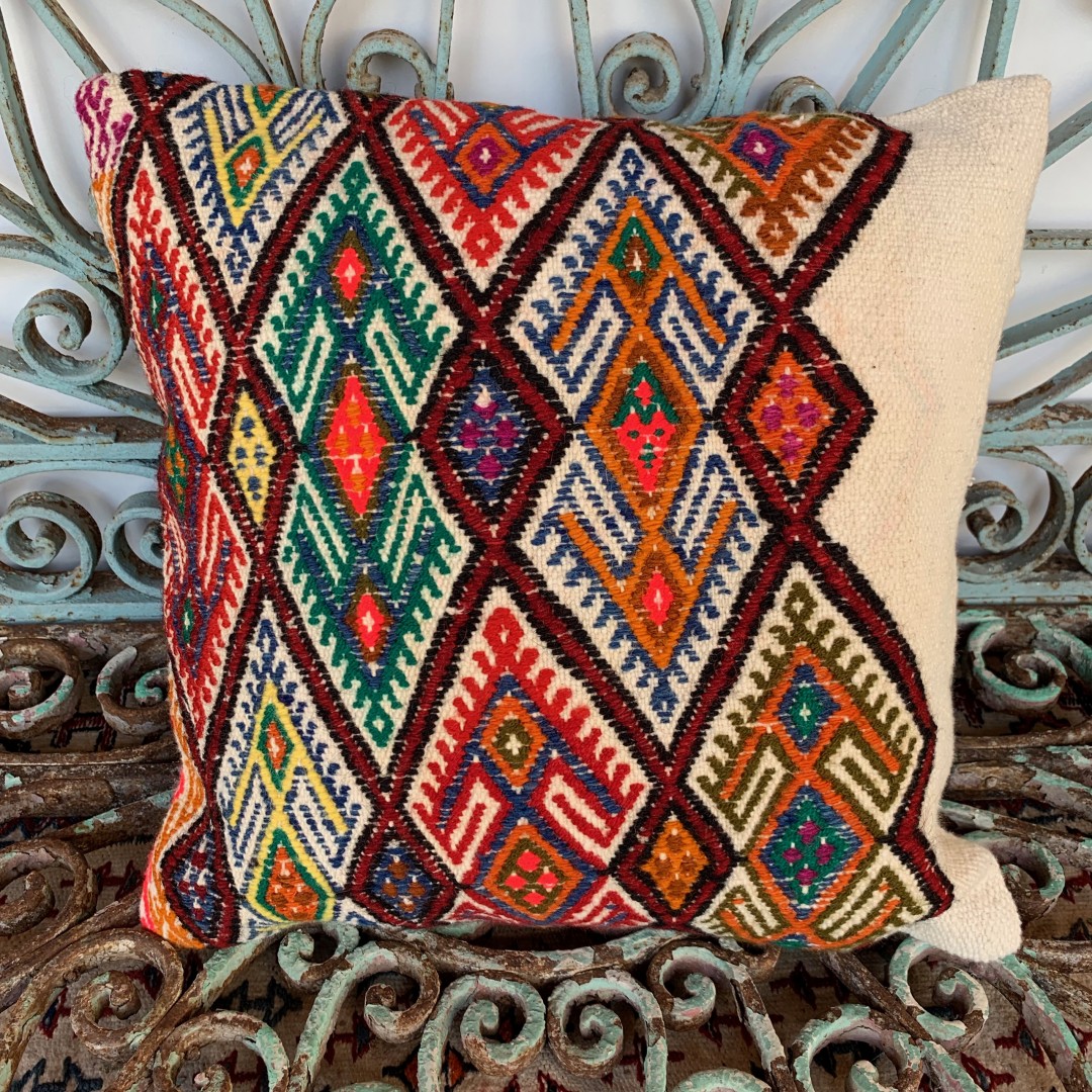 Vintage Kilim Cushion-Klm008