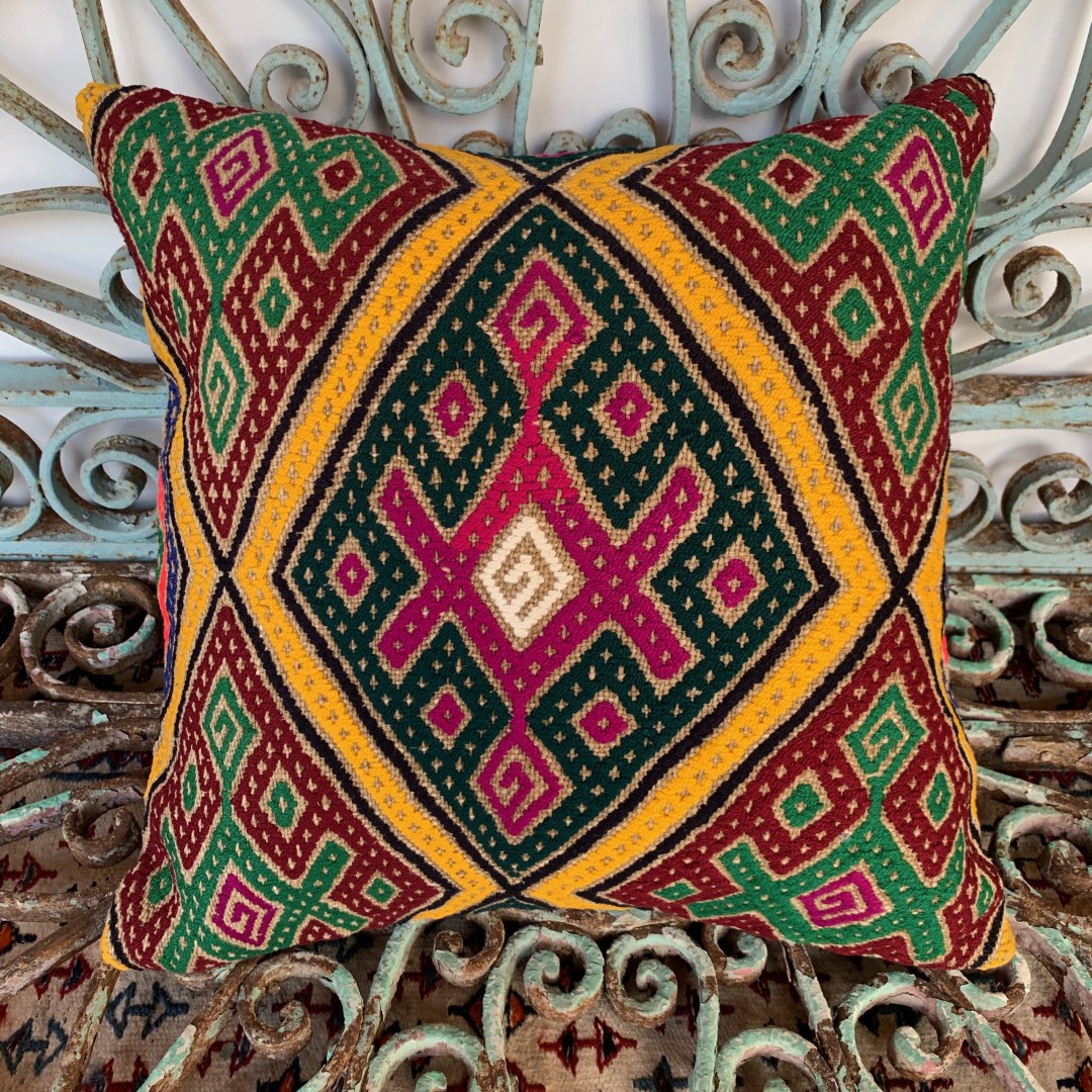 Vintage Kilim Cushion-Klm015