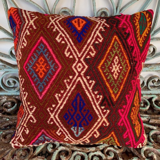 Vintage Kilim Cushion-Klm016