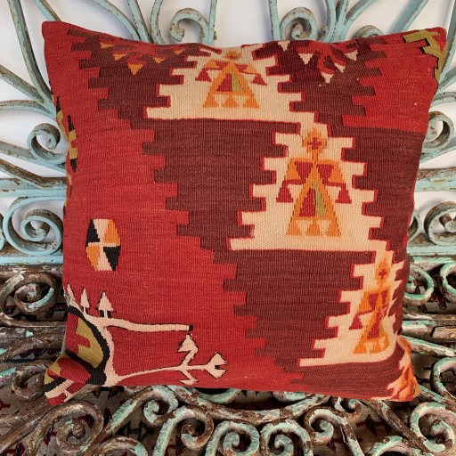 Vintage Kilim Cushion-Klm18