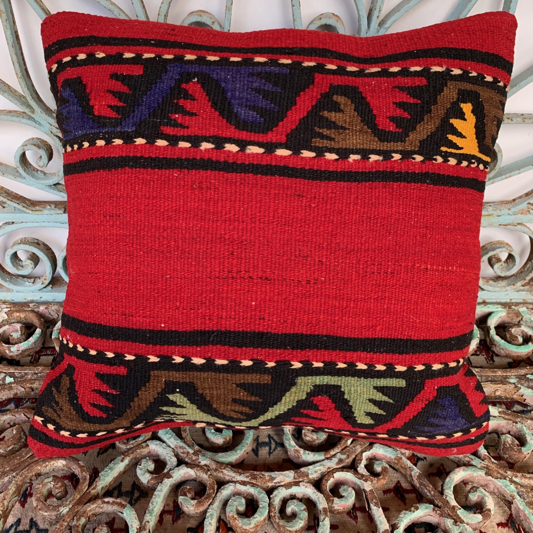 Vintage Kilim Cushion-Klm021