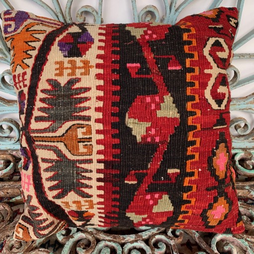 Vintage Kilim Cushion-Klm024