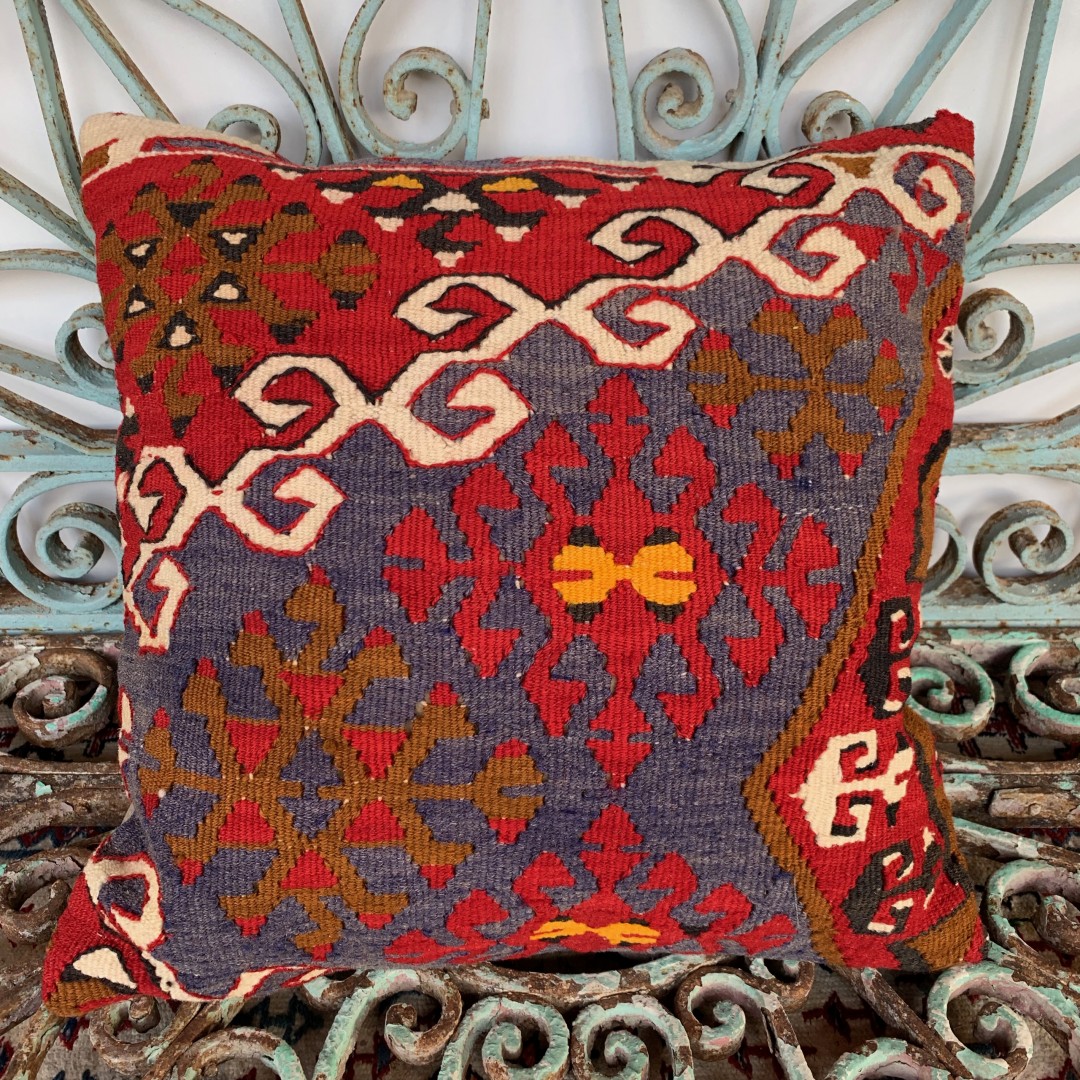 Vintage Kilim Cushion-Klm029