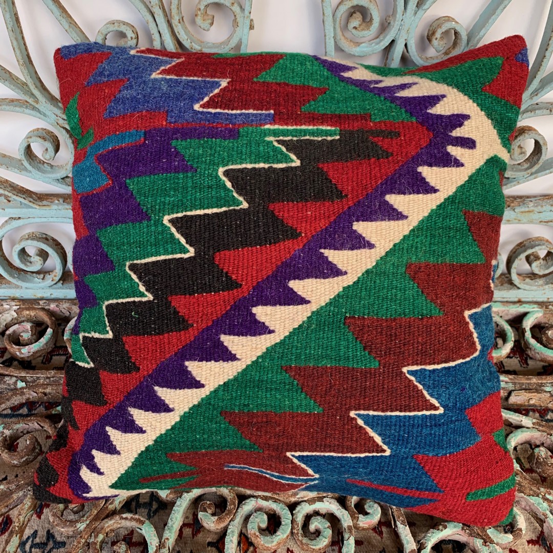 Vintage Kilim Cushion-Klm035