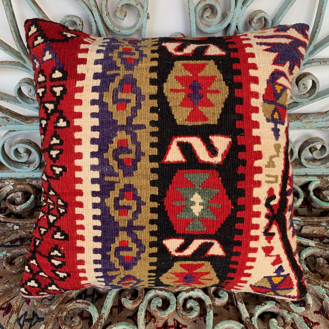 Vintage Kilim Cushion-Klm038