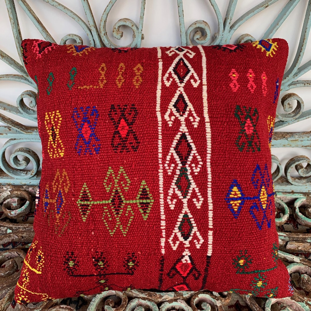 Vintage Kilim Cushion-Klm039