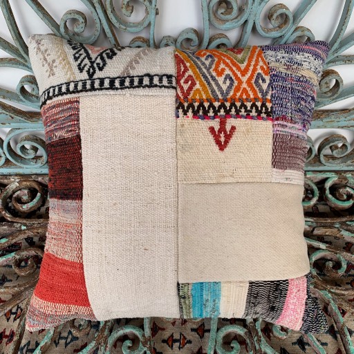 Vintage Patchwork Kilim Cushion-Pch014