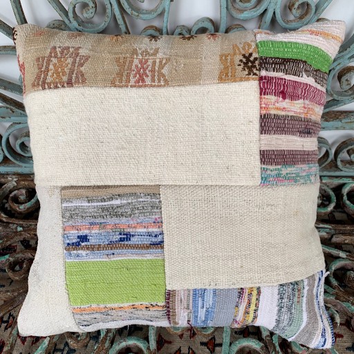 Vintage Patchwork Kilim Cushion-Pch028