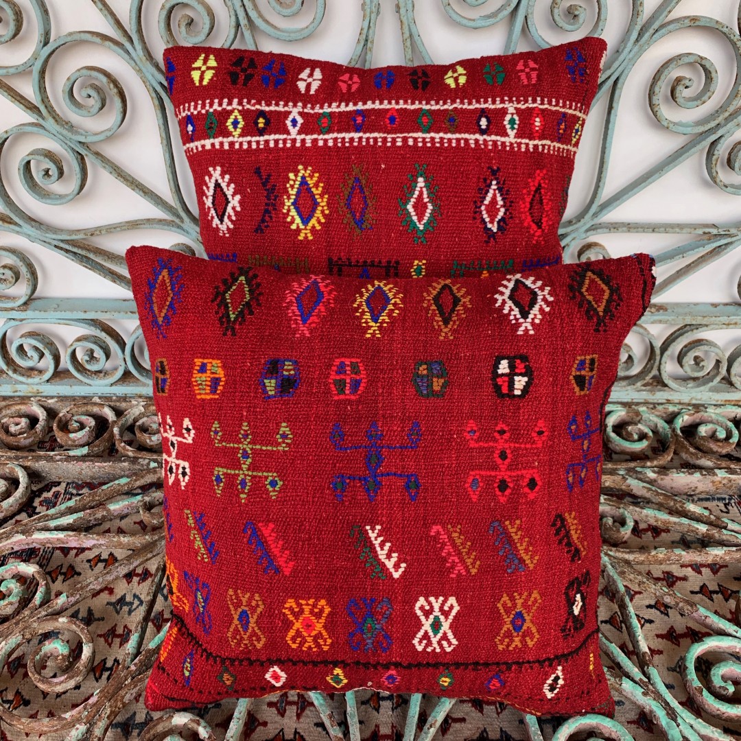 Vintage Combined Kilim Cushions-Cmb003