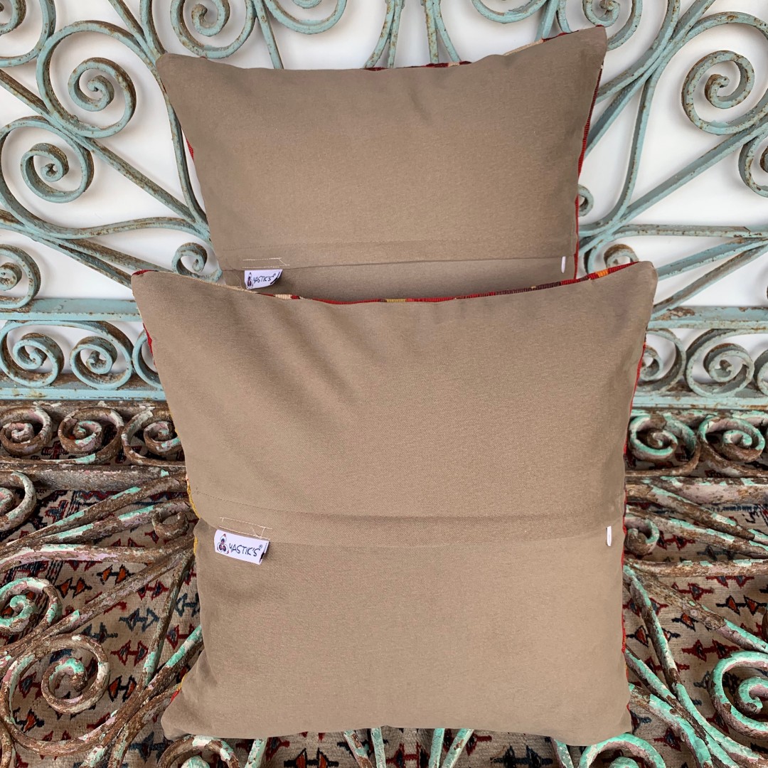 Vintage Combined Kilim Cushions-Cmb004