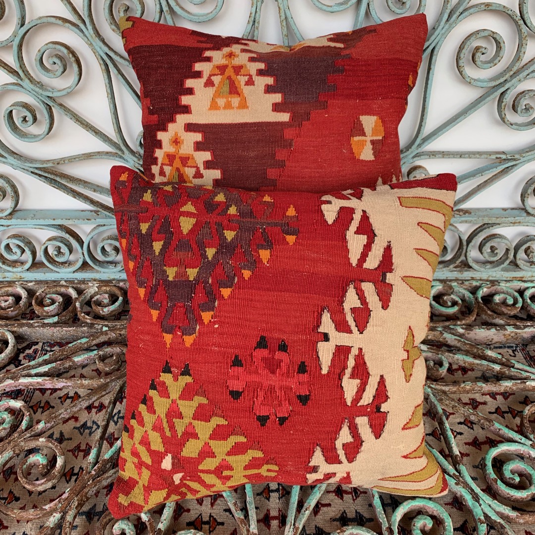 Vintage Combined Kilim Cushions-Cmb004