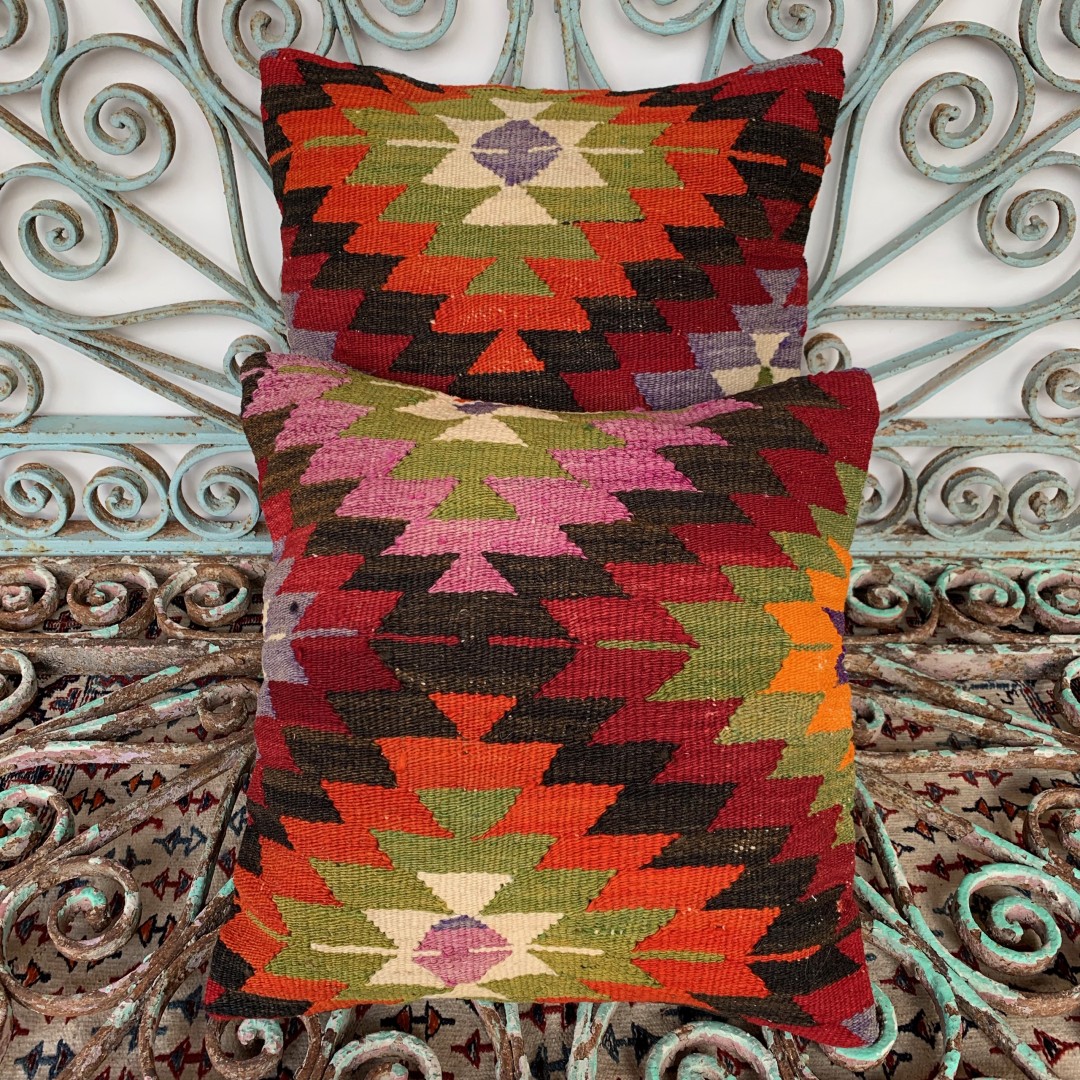 Vintage Combined Kilim Cushions-Cmb005