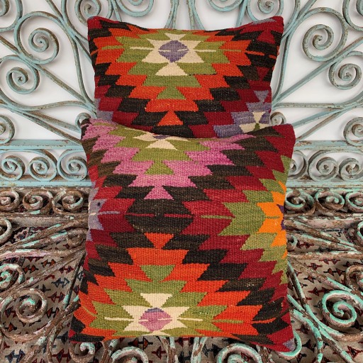 Vintage Kombin Kilim Yastık CMB005