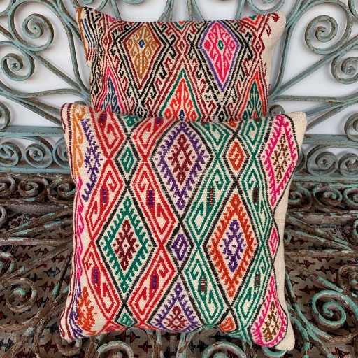 Vintage Combined Kilim Cushions-Cmb010