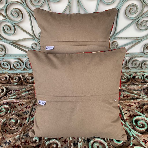 Vintage Combined Kilim Cushions-Cmb011