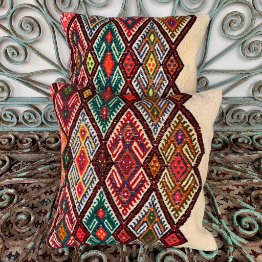 Vintage Kombin Kilim Yastık CMB013