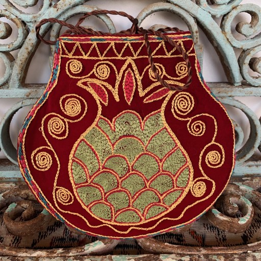 Hand Embroidered Silk Bag-Bag024