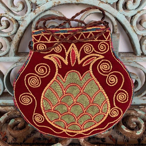 Hand Embroidered Silk Bag-Bag024