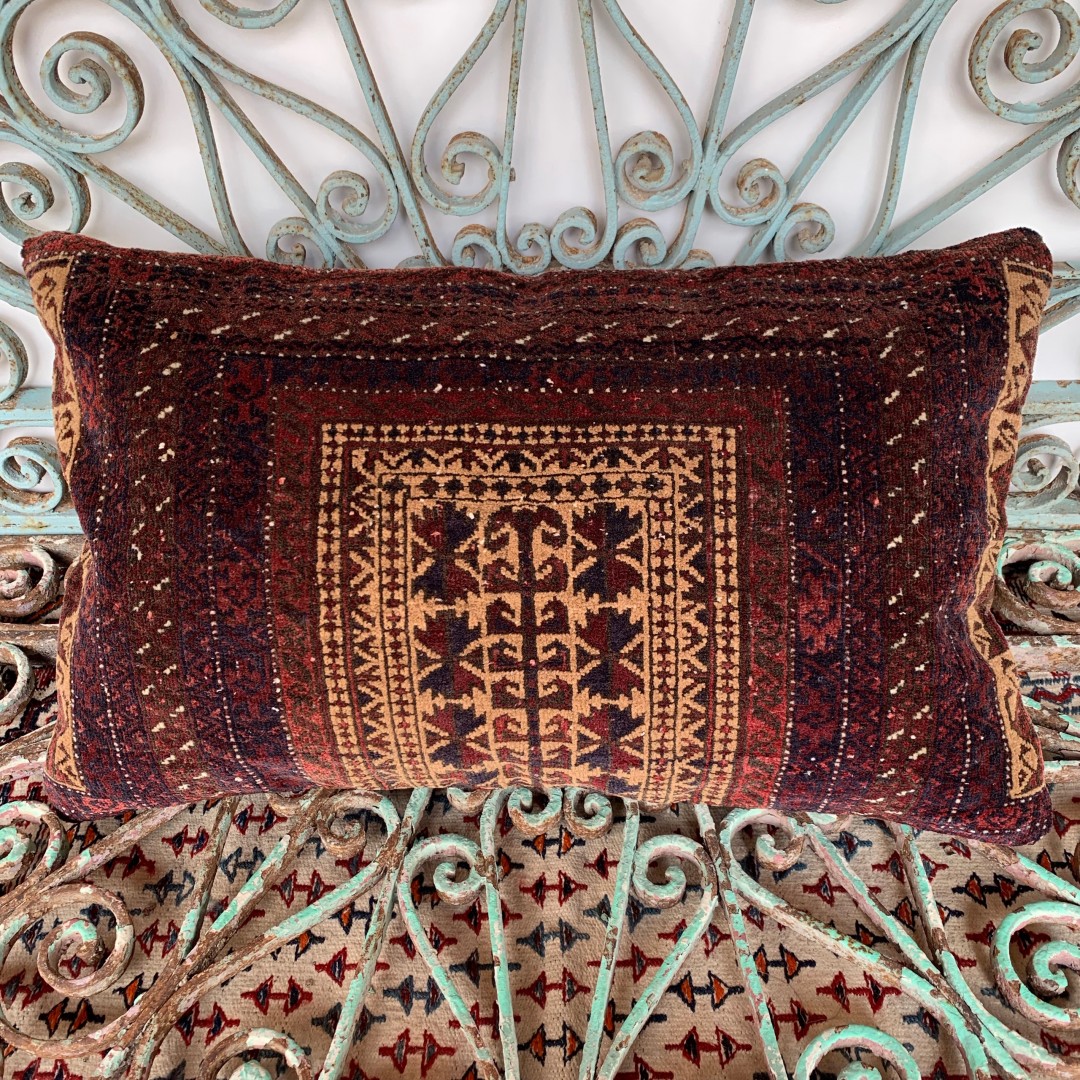 Vintage Beluch Carpet Cushion-Crp032