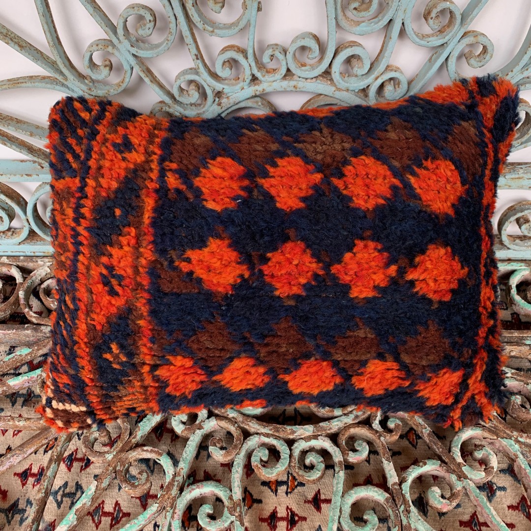 Vintage Herki Carpet Cushion-Crp034