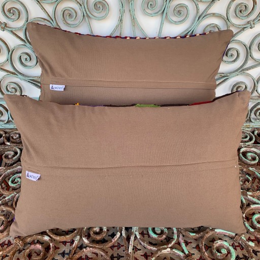 Vintage Combined Kilim Cushions-Cmb049