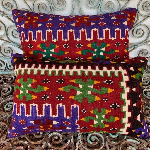 Vintage Combined Kilim Cushions-Cmb049
