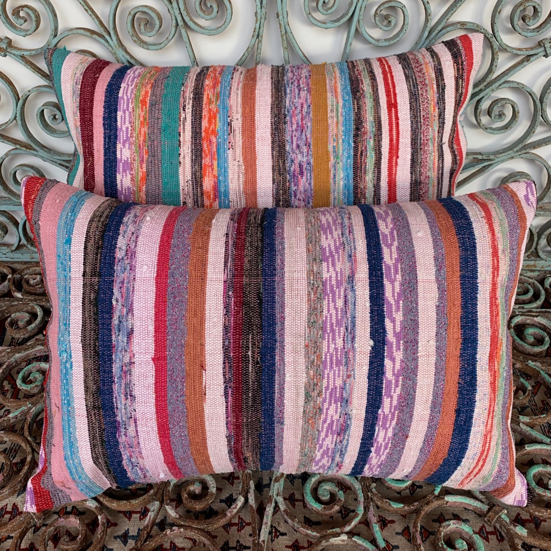 Vintage Combined Kilim Cushions-Cmb054