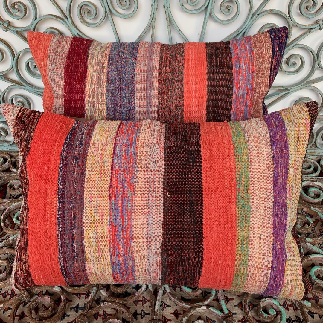 Vintage Combined Kilim Cushions-Cmb058