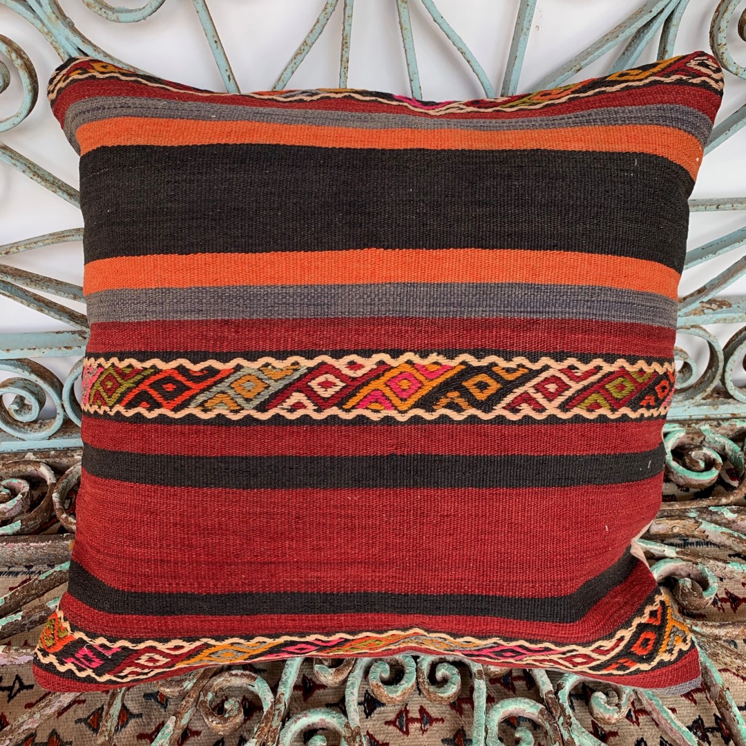 Vintage Kilim Cushion-Klm109