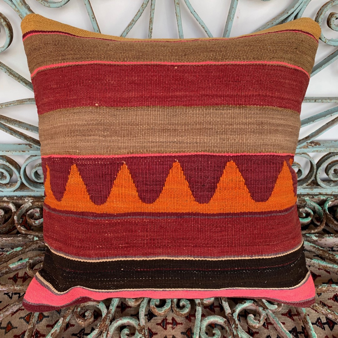 Vintage Kilim Cushion-Klm111
