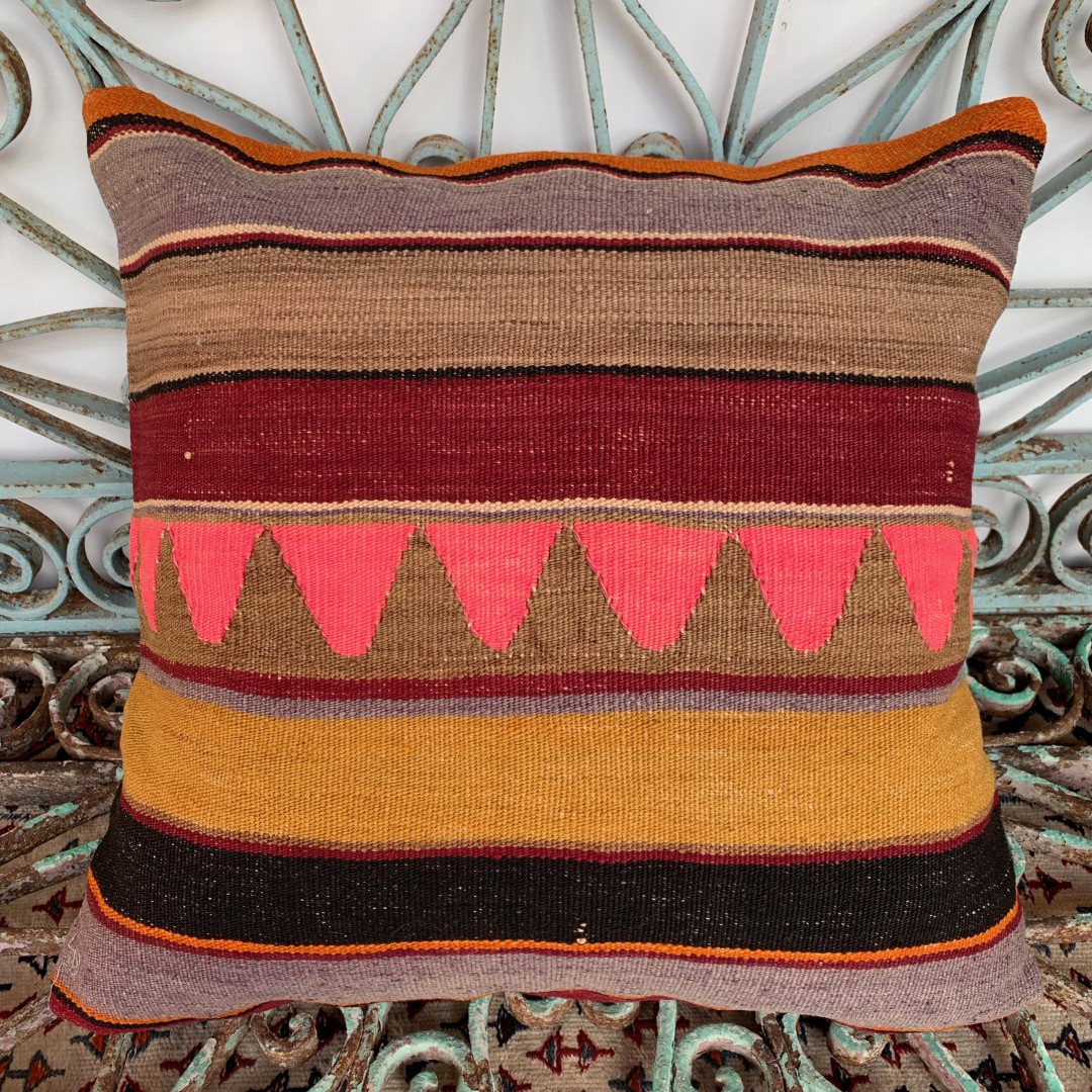 Vintage Kilim Cushion-Klm114