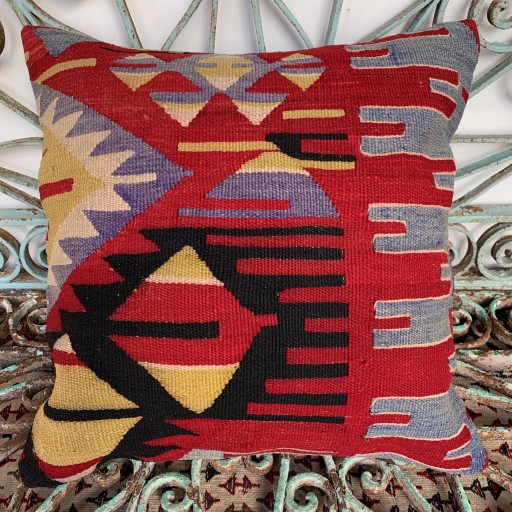 Vintage Kilim Cushion-Klm115