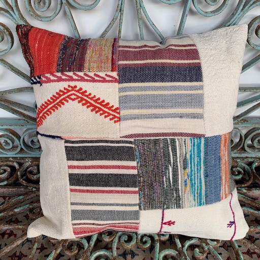 Vintage Patchwork Kilim Cushion-Pch084