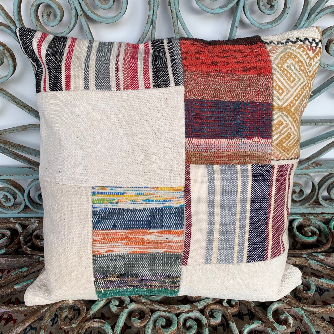 Vintage Patchwork Kilim Cushion-Pch085