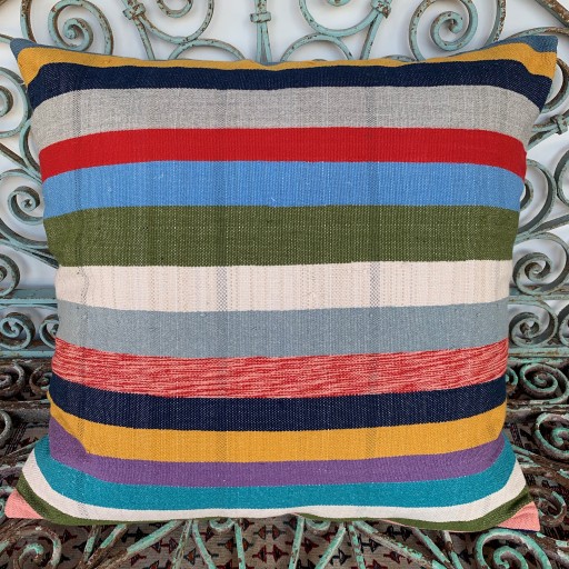 Vintage Kilim Floor Cushion-Klm124