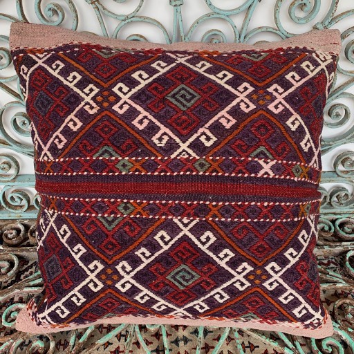 Vintage Anadolu Kilim Yer Minderi KLM140